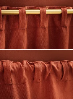 Basket weave curtain