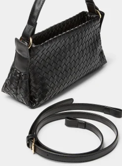 Basketweave evening bag