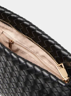 Basketweave evening bag
