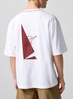 Bateau embroidered T-shirt