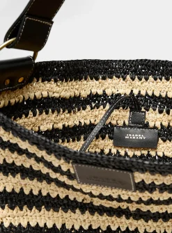 Bayia raffia tote bag