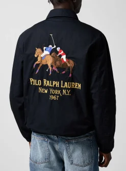 Bayport embroidered-back poplin jacket