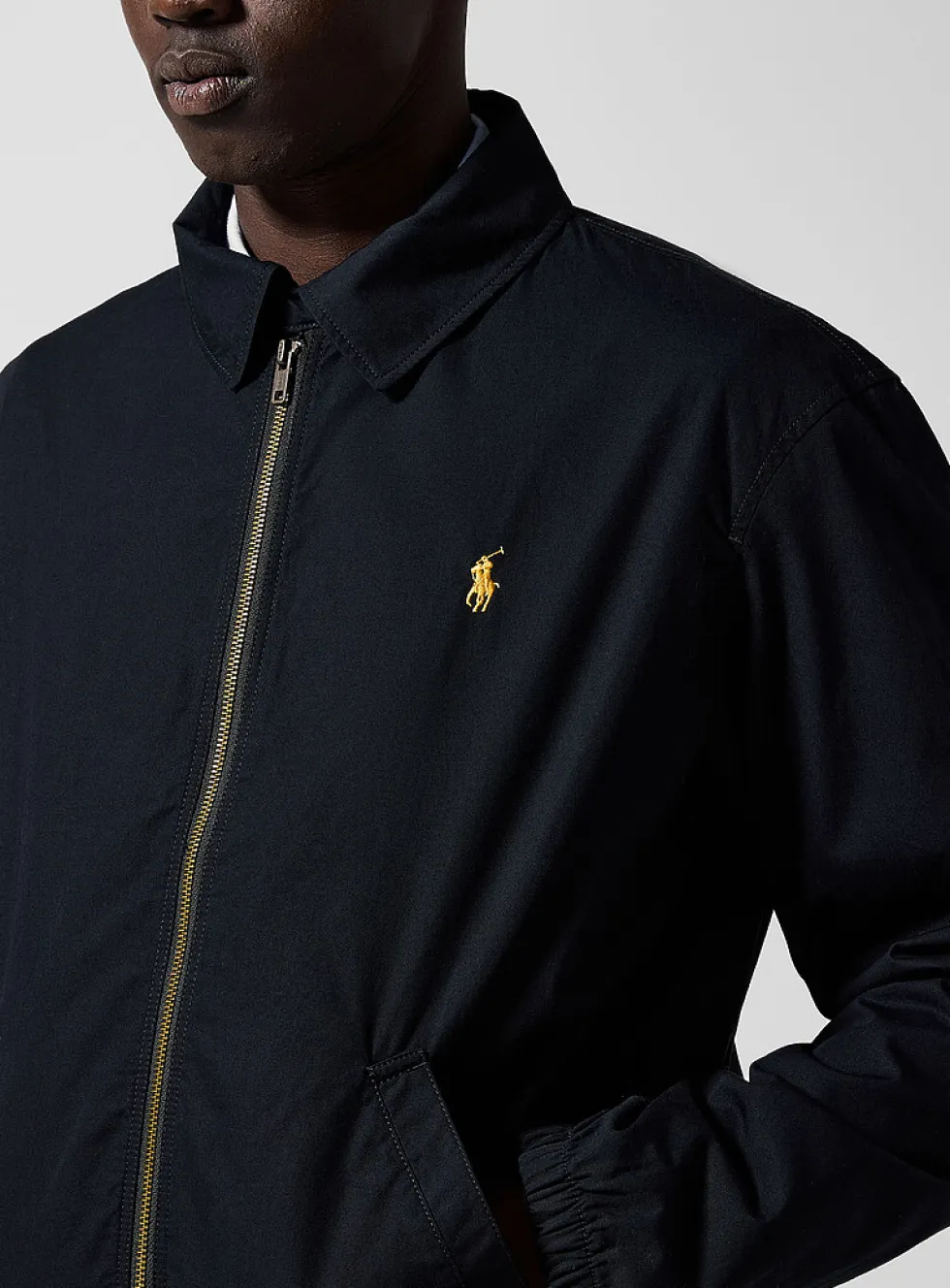 Bayport embroidered-back poplin jacket