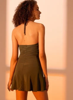 Beaded straps minidress