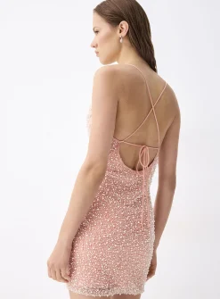 Beads and sequins minidress
