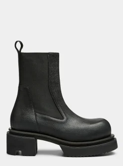 Beatle Bogun Chelsea pebbled leather boots