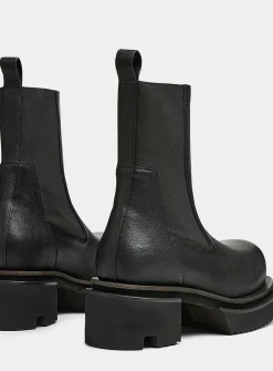 Beatle Bogun Chelsea pebbled leather boots