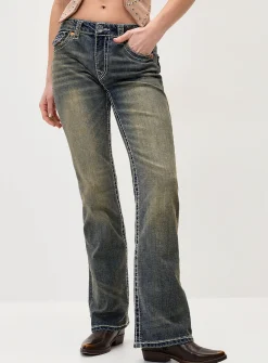 Becca faded bootcut jean