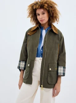 Bedale tartan underside relaxed jacket