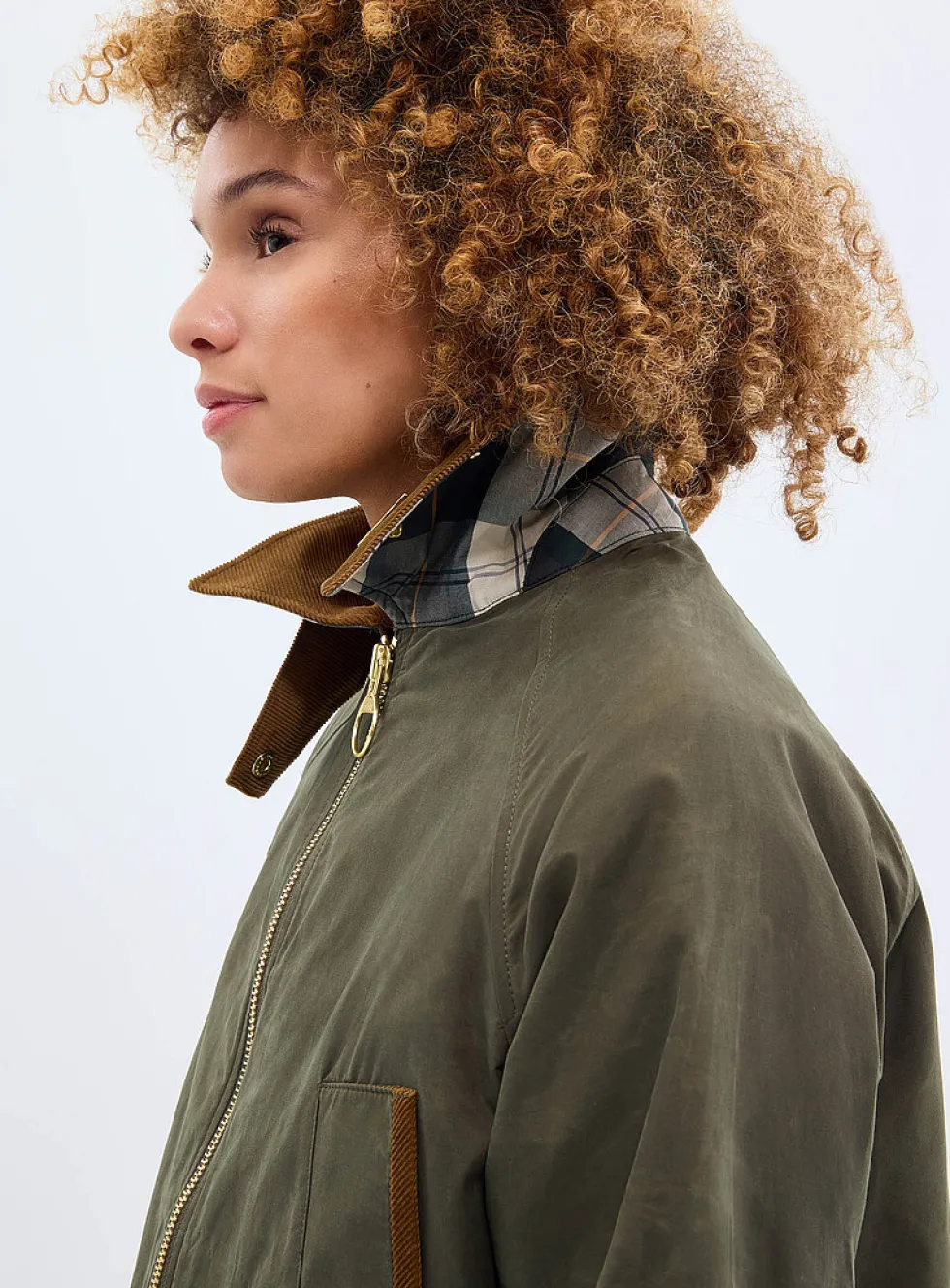 Bedale tartan underside relaxed jacket