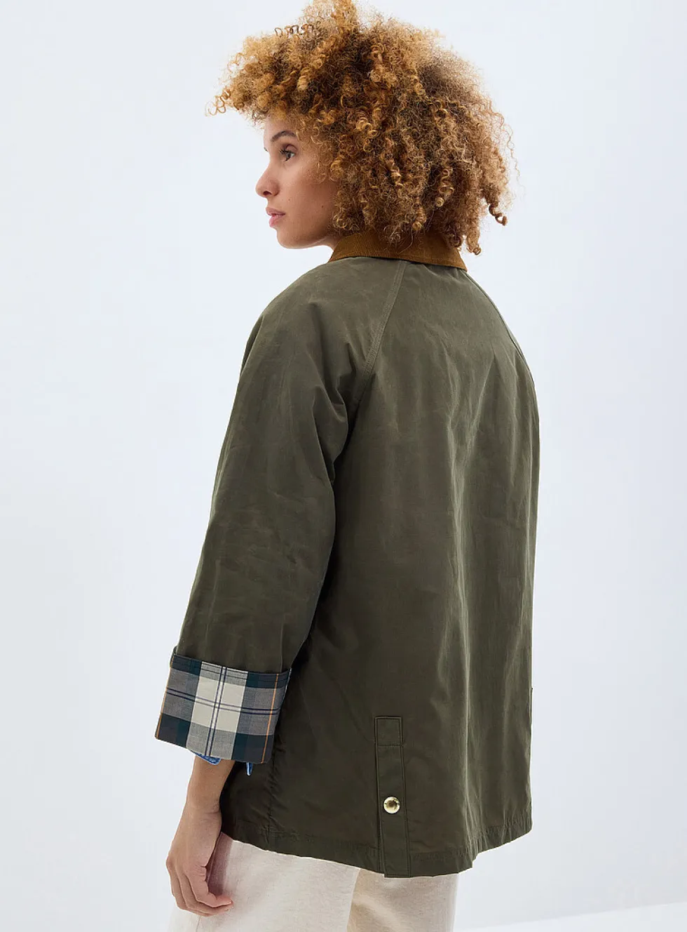 Bedale tartan underside relaxed jacket