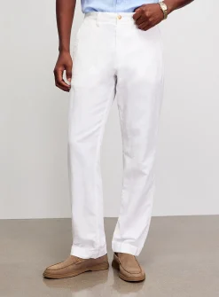 Bedford linen-cotton pant