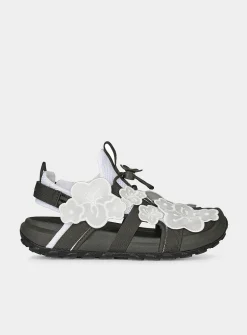 Bekah floral appliqué sandals