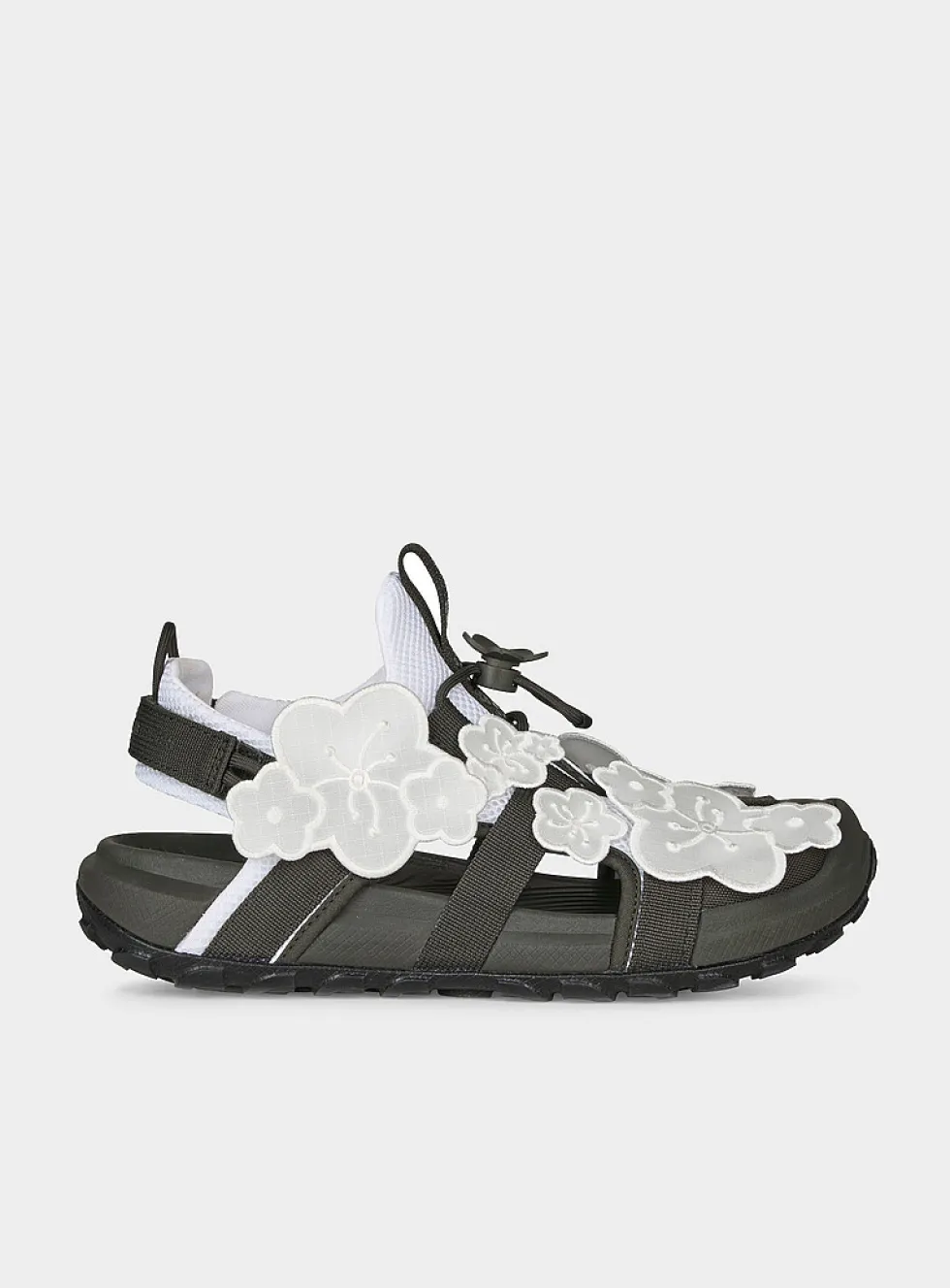Bekah floral appliqué sandals