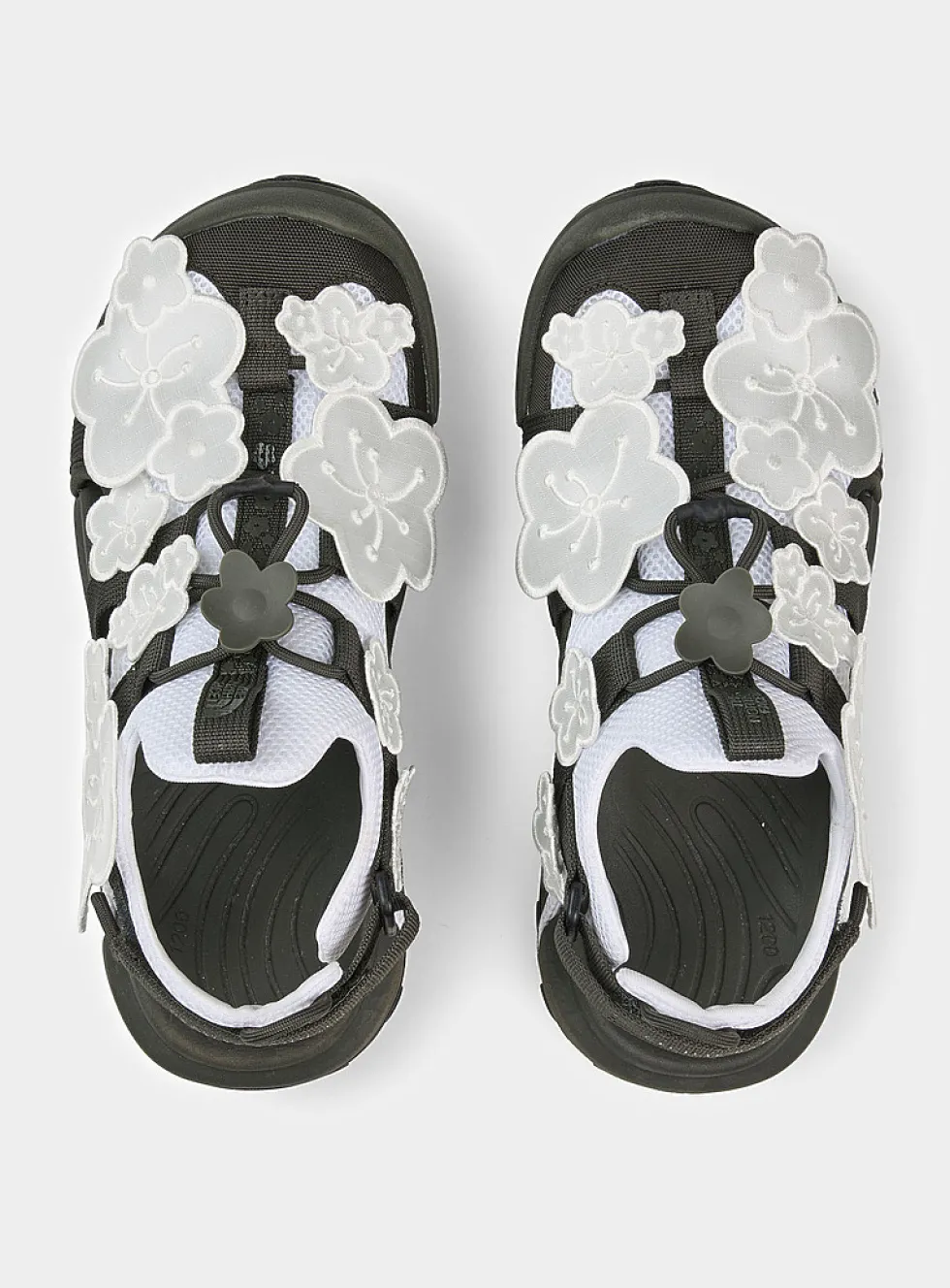 Bekah floral appliqué sandals