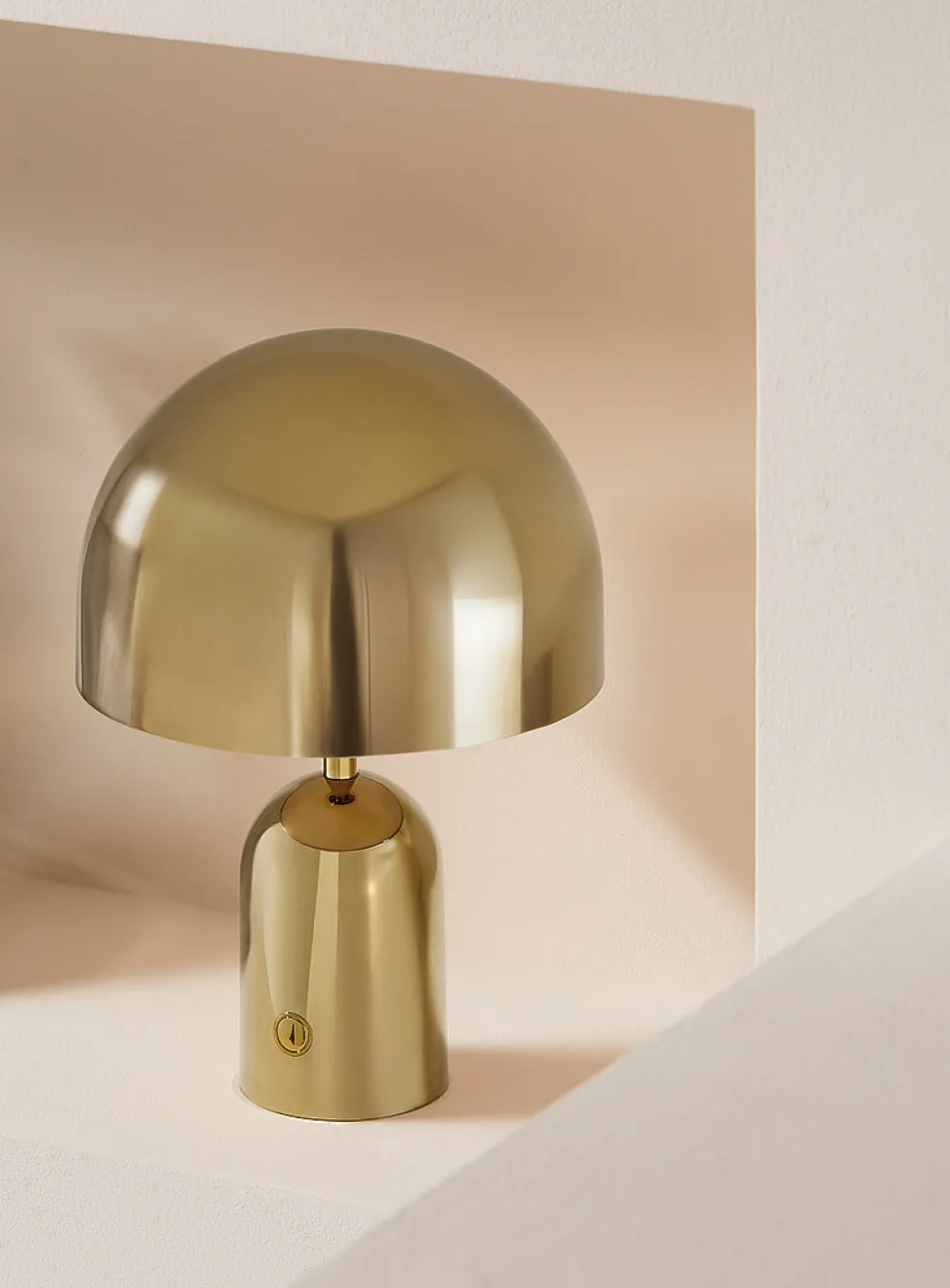 Bell Portable gold LED lamp