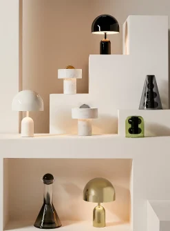 Bell Portable gold LED lamp