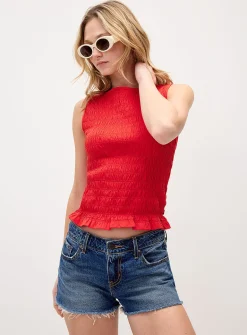 Bella smocked cami