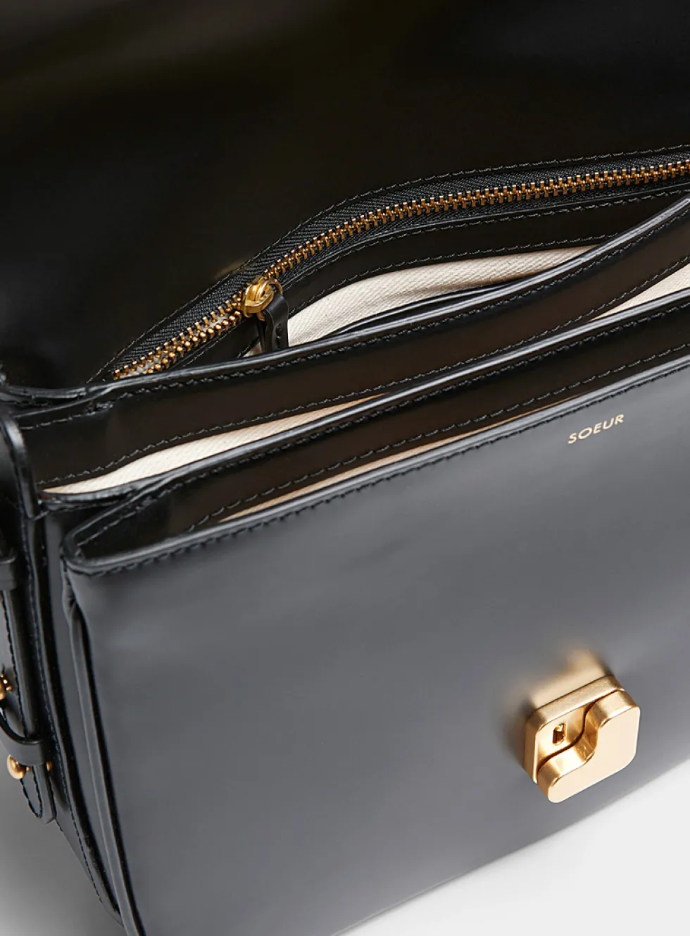 Bellissima leather saddle bag