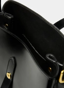 Bello minimalist square leather bag