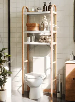 Bellwood freestanding over-the-toilet shelving