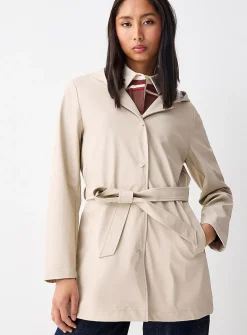 Belted Elisa waterproof jacket