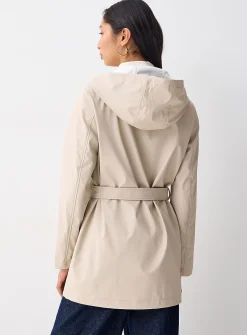 Belted Elisa waterproof jacket
