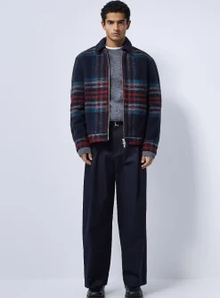 Belted pleated pant