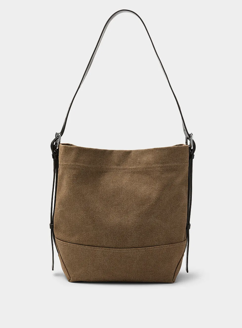 Belt-like handle tote