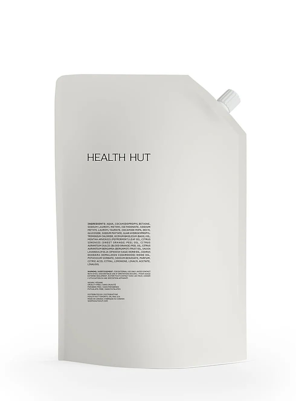 Bergamot, basil, and cedar hand soap refill
