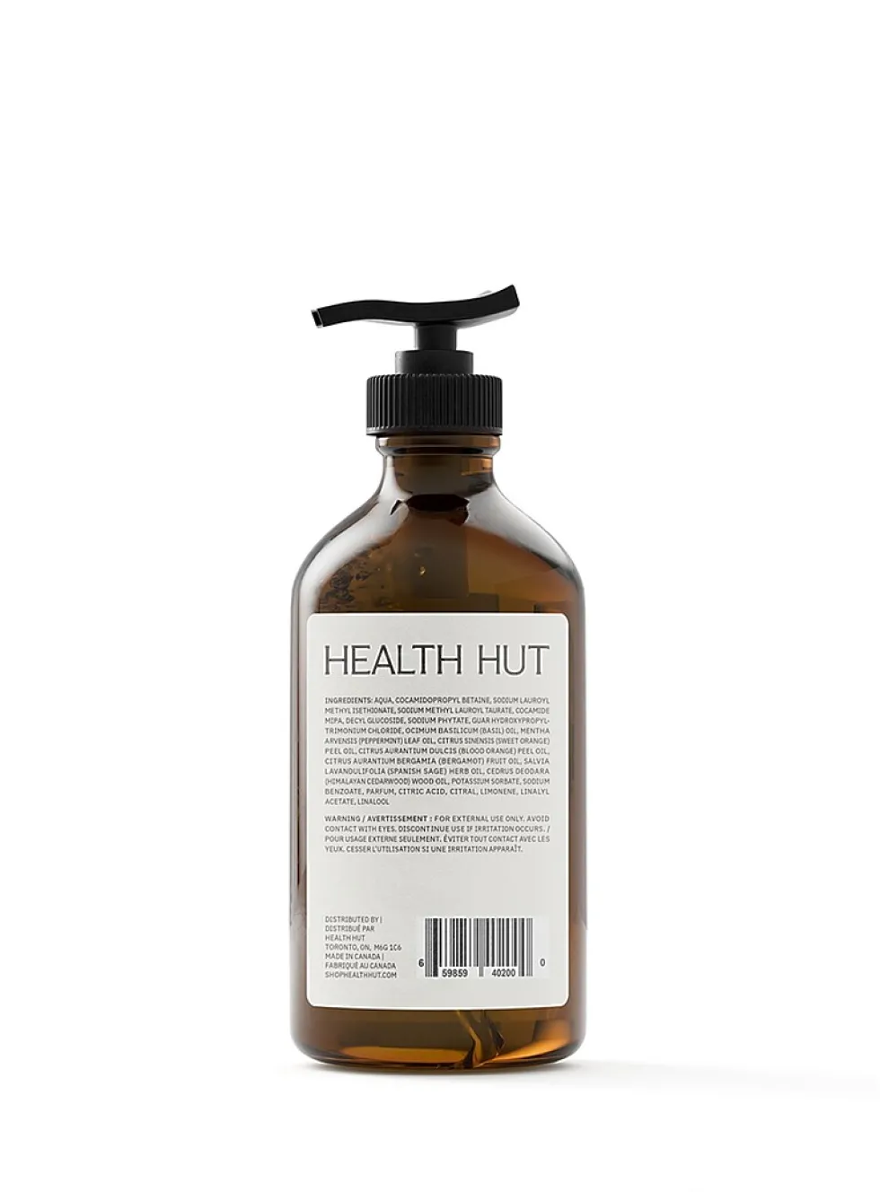 Bergamot, basil, and cedar hand soap