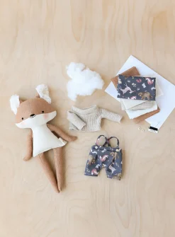 Bernard the fox plush sewing set