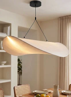 Bianca silk shade light fixture