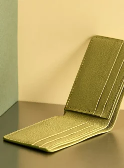 Bifold leather wallet