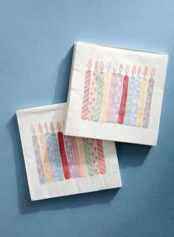 Birthday paper napkins
