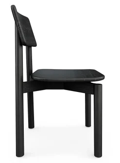 Black ash wood architectural chairs
