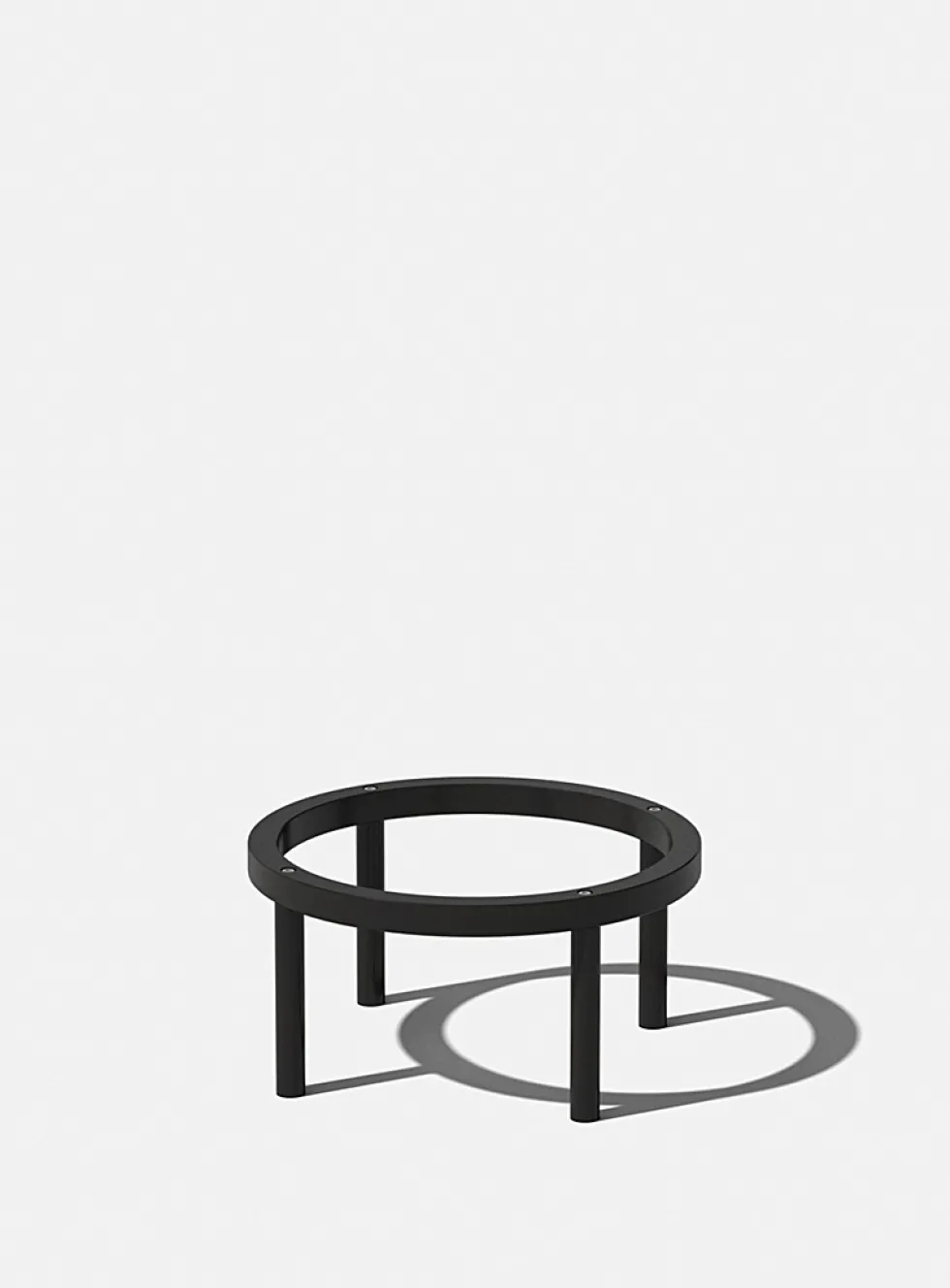 Black base grooved planter