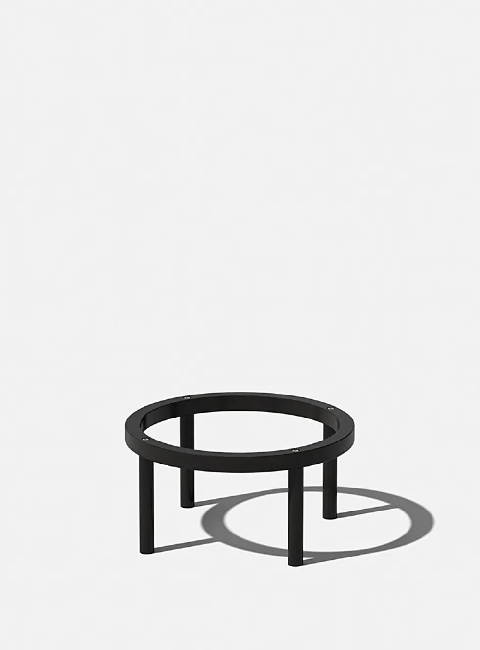 Black base grooved planter