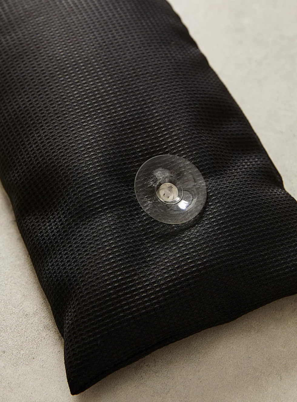 Black bath cushion