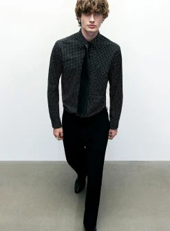 Black dot shirt