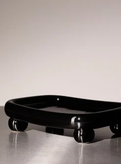 Black legs small rectangular tray