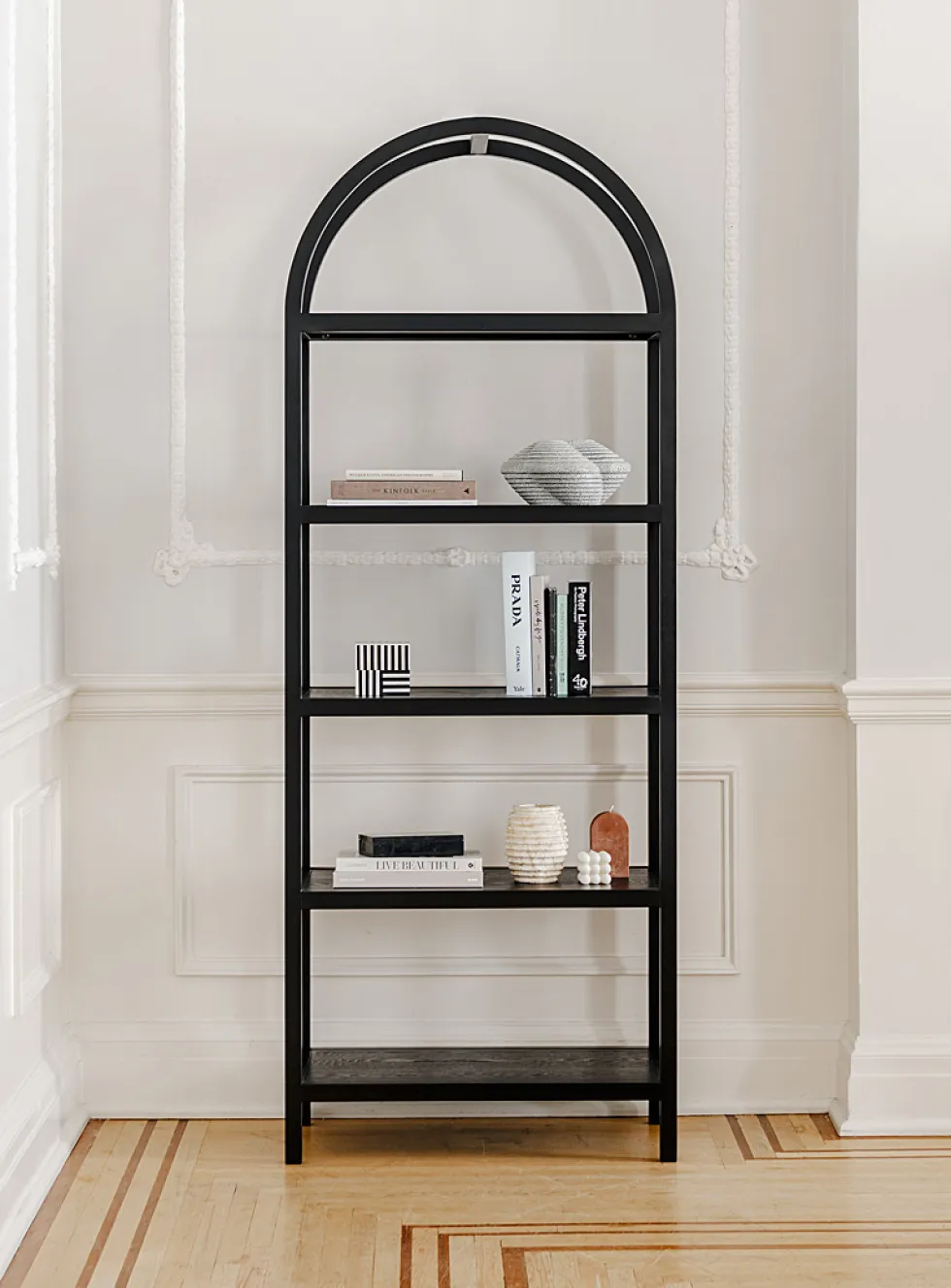 Black oak wood Eero bookcase