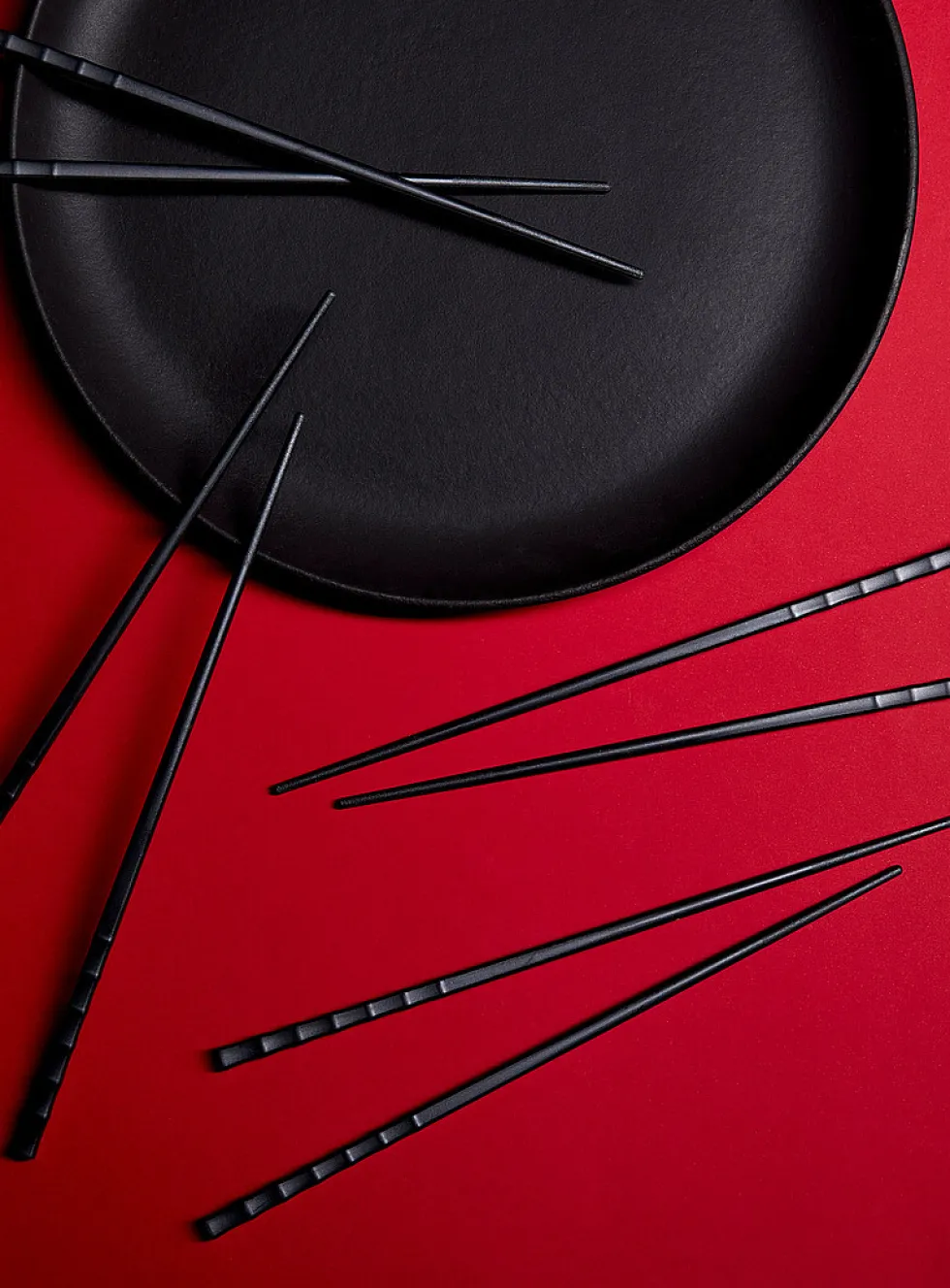 Black reusable chopsticks