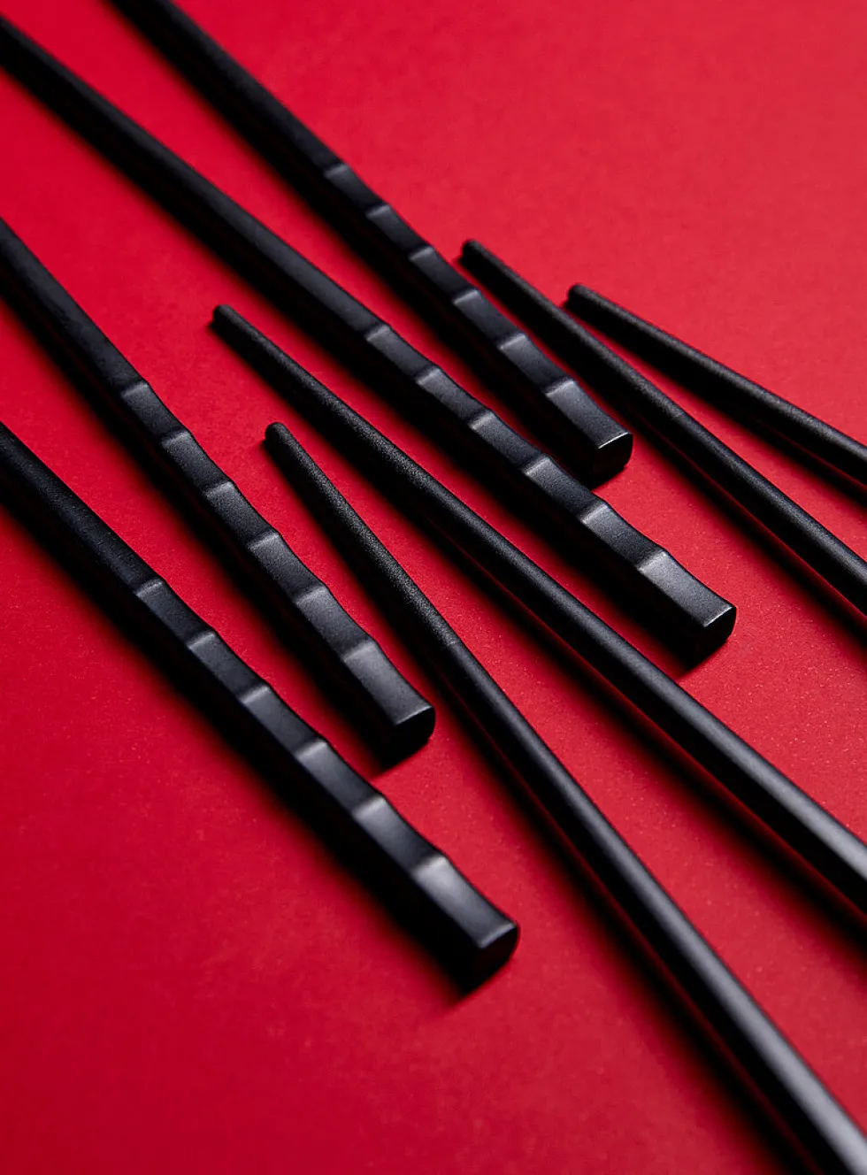 Black reusable chopsticks