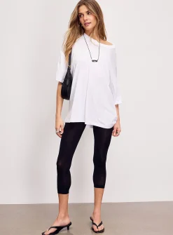 Black semi-transparent legging