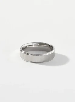 Black stainless-steel ring