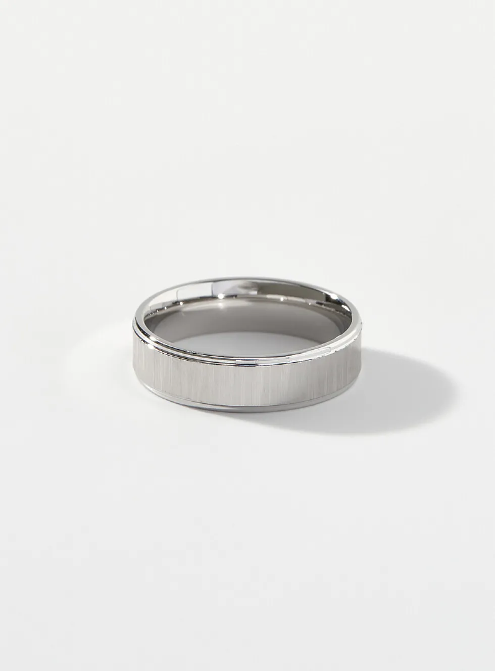 Black stainless-steel ring
