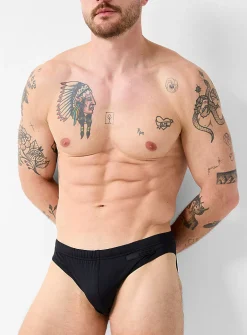 Black swim brief