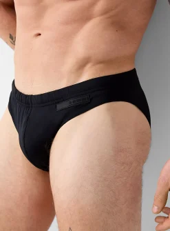 Black swim brief