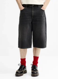 Black wash 14" jort